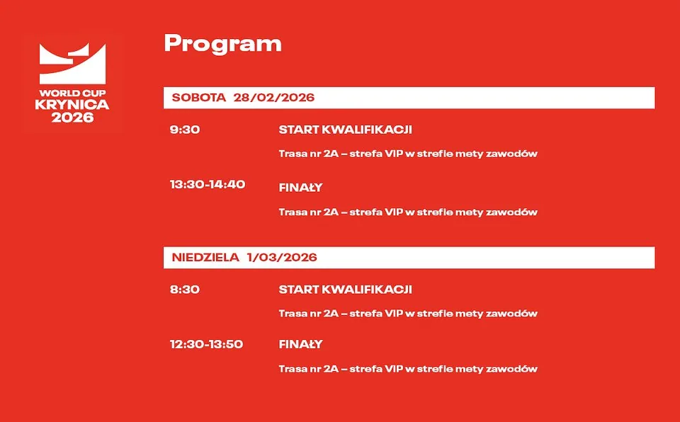 Program Visa FIS World Cup Krynica 2026
