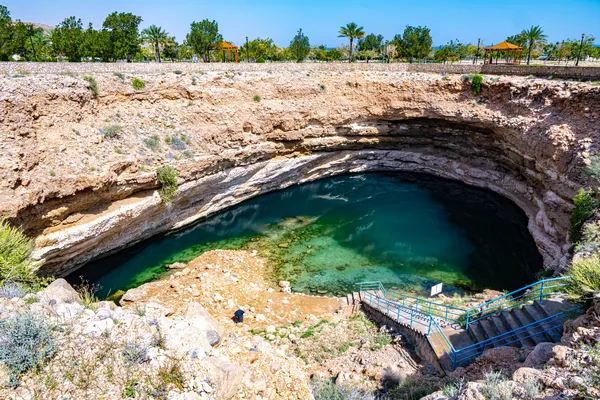 Bimmah Sinkhole, eastern Muscat Governorate in the Sultanate of Oman