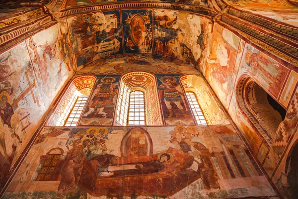 The beautiful fresco inside the church at Gelati Monastery