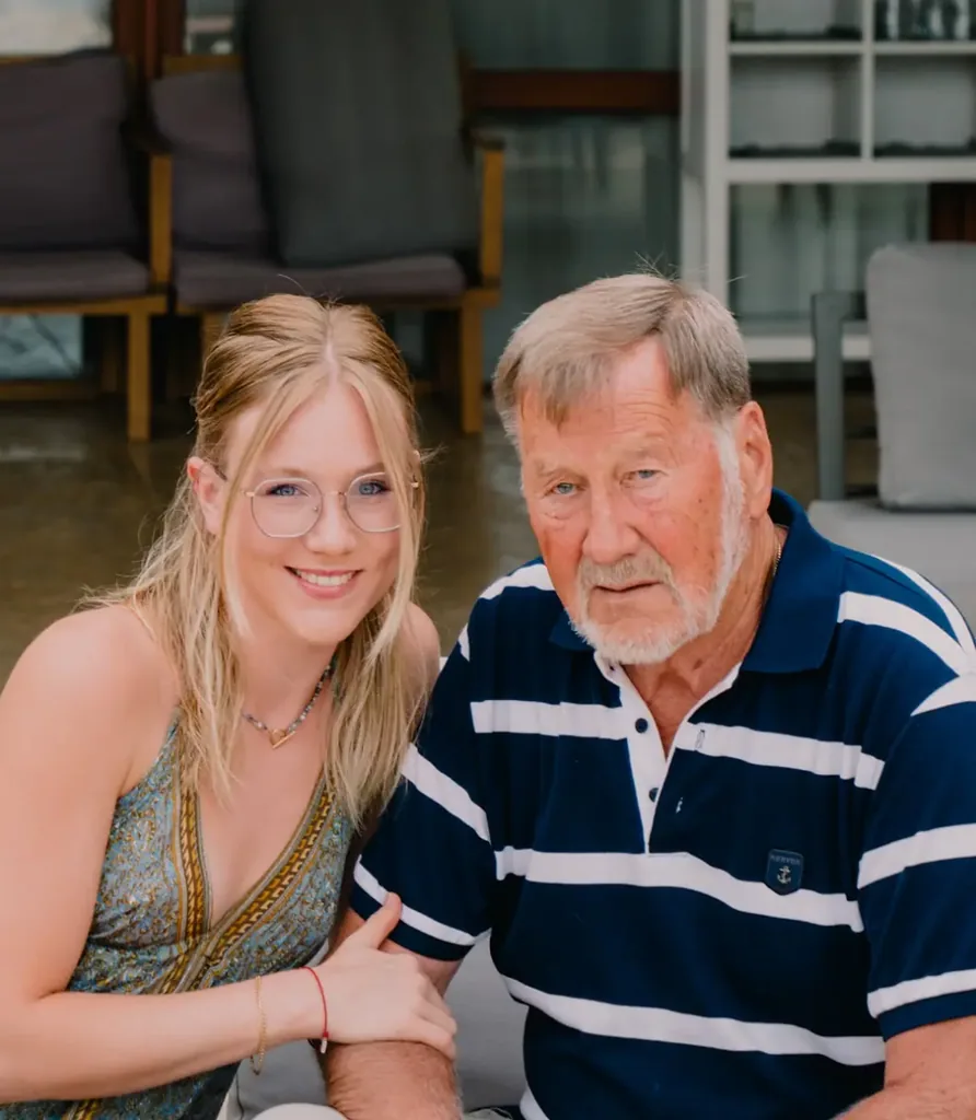 Mikela-and-grandfather-vlahov-hotel-korinjak-croatia-hoch